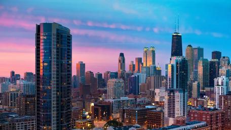 Chicago cityscape wallpaper