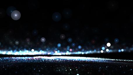 Mystical Glittering Lines in the Dark Night Sky wallpaper
