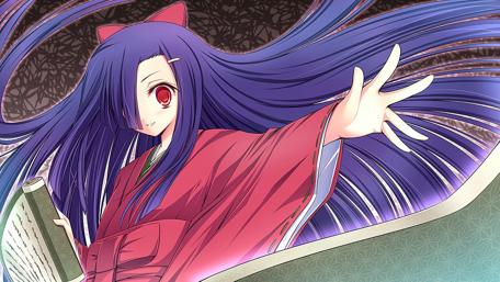 Elegant Anime Sorceress in Stunning Dress wallpaper
