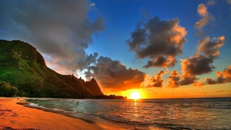 Sunrise Over a Majestic Coastal Landscape wallpaper