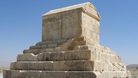 Cyrus the Great's Timeless Resting Place in Iran wallpaper