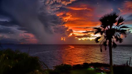 Caribbean Sunset Dreams wallpaper