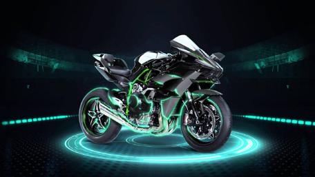 Sleek Modern Motorbike Design wallpaper