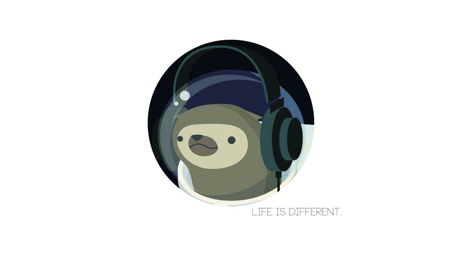 Chillin' Sloth Embracing Uniqueness wallpaper