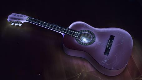 Abstract Electric Guitar Dreams wallpaper