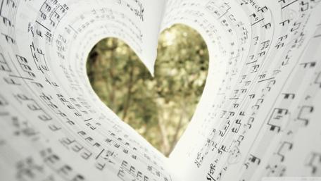 Heartfelt Melodies in Nature's Embrace wallpaper