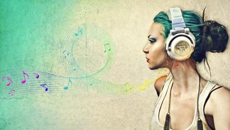 Vibrant Symphony of Sound and Color wallpaper