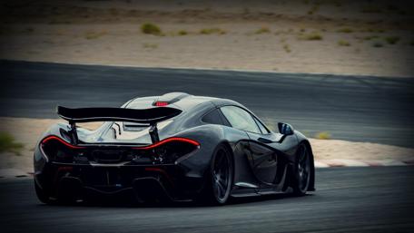 Sleek and Powerful McLaren P1 in Motion wallpaper