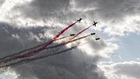 Aerial Show of Power wallpaper