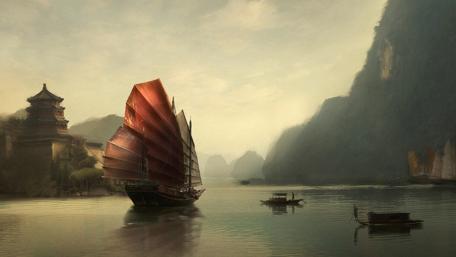 Ancient Chinese Dreamscape wallpaper