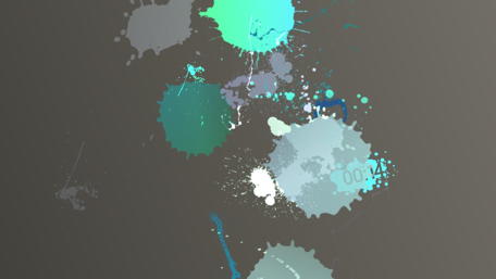 Abstract Splashes of Color and Shapes for Modern Aesthetics wallpaper