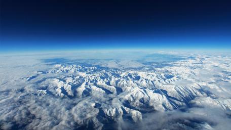 Breathtaking Aerial View of the Pyrenees Mountains in 4K wallpaper