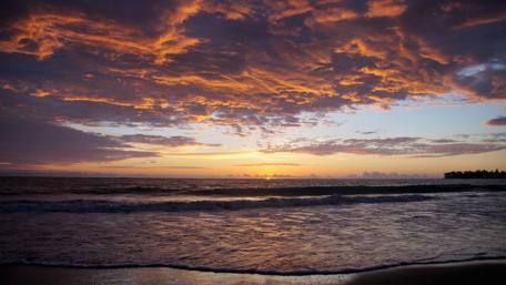 Sunrise Serenity on the Coastline wallpaper