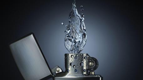 Flameless Dance of Water and Light wallpaper