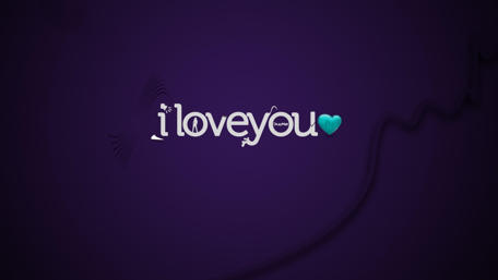 Love in Bold Typography Wallpaper wallpaper