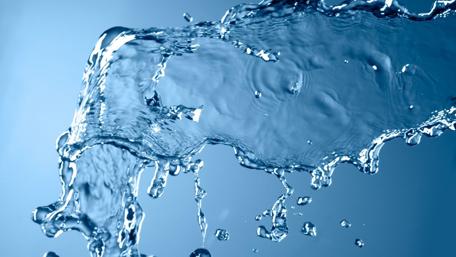 Bluish Splash of Serenity in Motion wallpaper