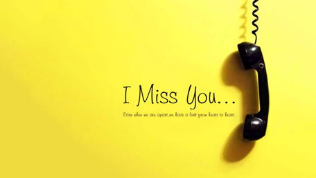 Longing for a Call in Yellow wallpaper