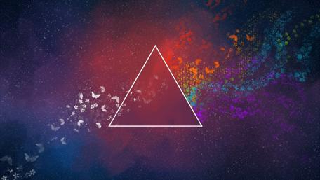 Cosmic Triangular Spectrum wallpaper
