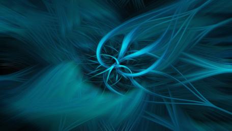 Bluish Turquoise Digital Flow wallpaper