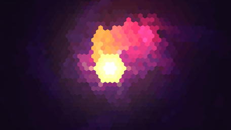 Vibrant Abstract Hexel Art Design wallpaper