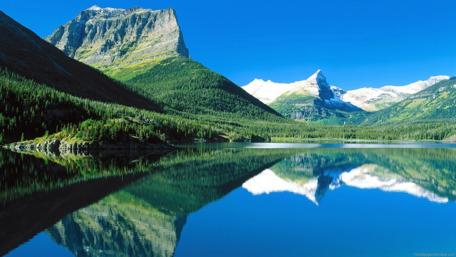 Saint Mary Lake wallpaper