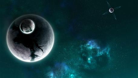 Cosmic Worlds in Harmony wallpaper