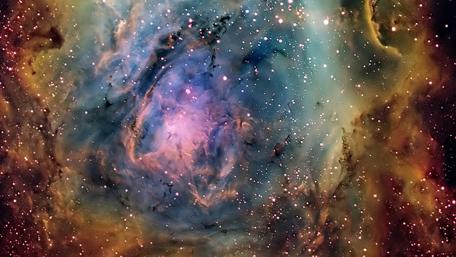 Galactic Nebulae Wonders in the Cosmos wallpaper