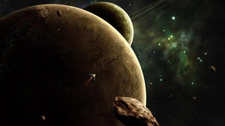 Cosmic Voyage through Celestial Wonders wallpaper