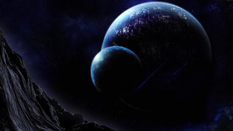 Galactic Realms of Imagination in Fantasy Art wallpaper