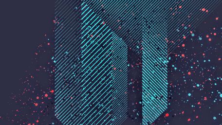 Vibrant 3D Lines and Dots Wallpaper wallpaper