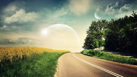Peacful Fantasy world wallpaper