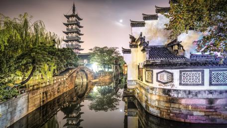 Ancient Serenity in Nanxiang wallpaper