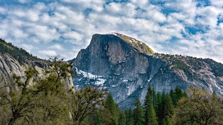 Majestic Half Dome in Yosemite National Park wallpaper