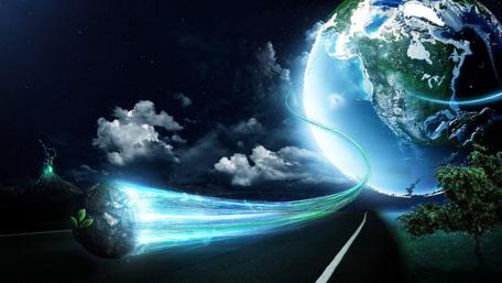 Cosmic Connection wallpaper