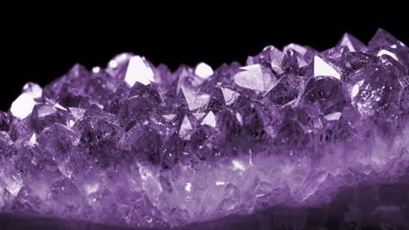 Sparkling Purple Amethyst Crystals wallpaper