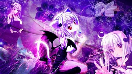 Mystical Encounter in a Sparkling Fantasy World wallpaper