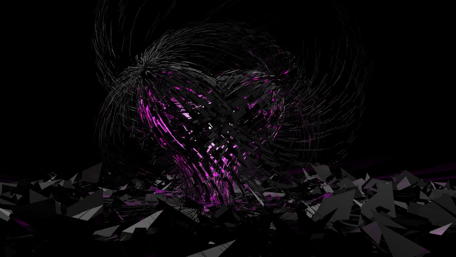 Black heart wallpaper