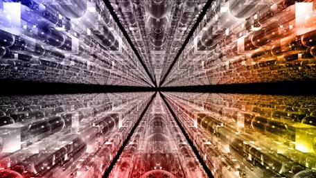 3D digital art technology wallpaper