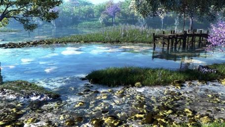 Artistic fantasy nature wallpaper
