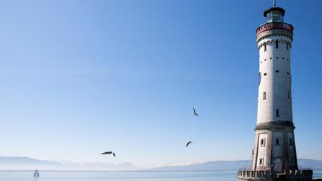 Lindau Lighthouse in Germany wallpaper