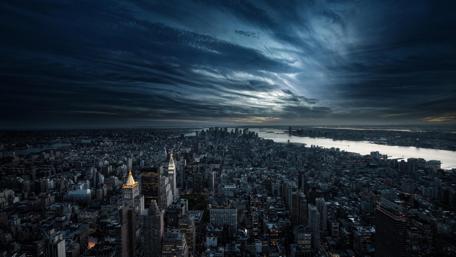 New York City at night wallpaper