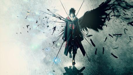 Mysterious Ninja in Battle Stance wallpaper
