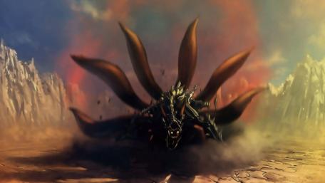 Epic Anime Dragon Unleashed wallpaper