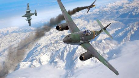 Messerschmitt Me 262 jet fighter wallpaper