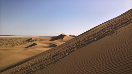 Desert dunes wallpaper