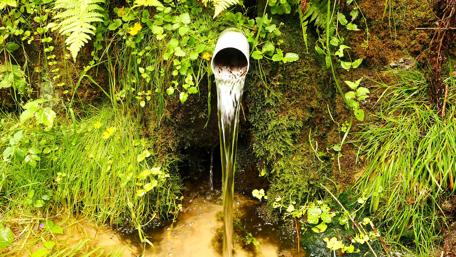 Spring water wallpaper