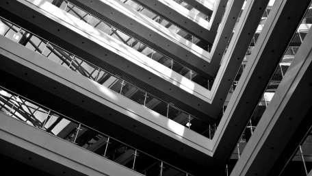 Modern Architectural Abstraction in Monochrome wallpaper