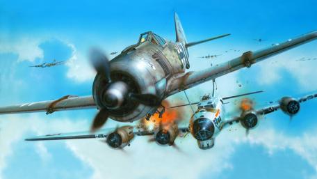 Focke-Wulf 190 aviation art wallpaper