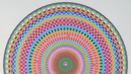 Colorful Circular Patterns for Vibrant Spaces wallpaper