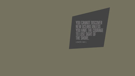 Brave Discovery Quote Wallpaper wallpaper